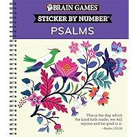 Brain Games - Sticker by Number: Psalms Brain Games - Sticker by Number: Psalms Spiral-bound