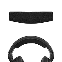 Geekria Velour Headband Pad Compatible with Sennheiser HD598 HD598SE HD598CS HD595 HD569 HD559 HD558 HD555 HD518 HD515 Game ONE PC360 PC373D, Headset Head Cushion Cover (Black)