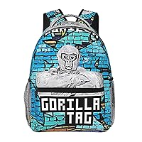 Personalized 3D Printing Stylish Casual Durable Gorilla Backpack Cute Cartoon Daily Large Capacity Backpack B05