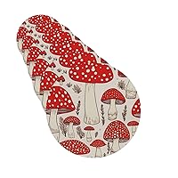 Car Air Fresheners 6 Pcs Hanging Scented Cards for Car Red White Mushroom Air Freshener Aromatherapy Tablets Hanging Fragrance Lavender Hanging Air Freshener for Car Rearview Mirror