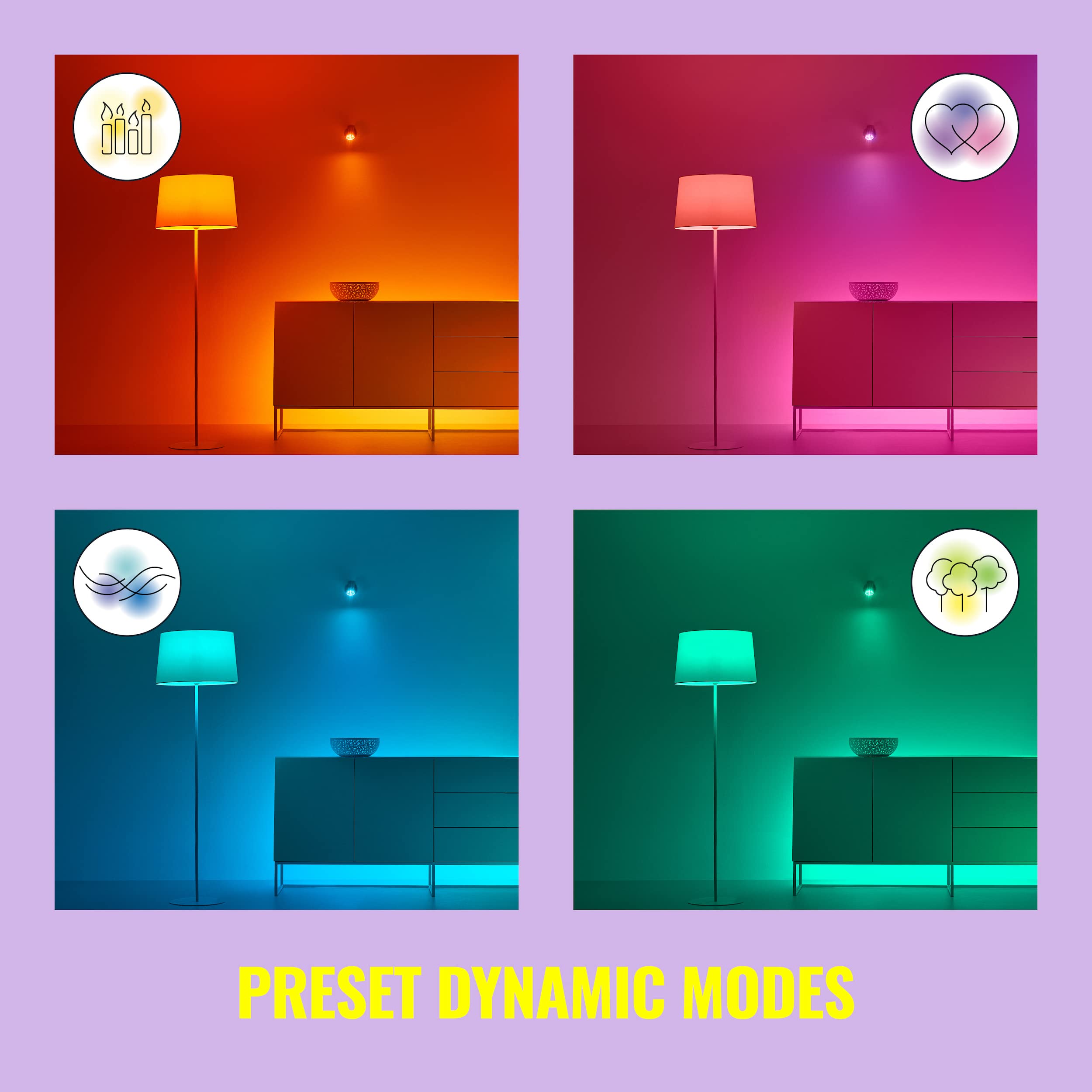 WiZ Pole Floor Light - Pack of 1 - Portable, Smart, Full-Color LED Light - Connects to Your Existing Wi-Fi - Control with Voice or App - Works with Google Home, Alexa and Siri Shortcuts