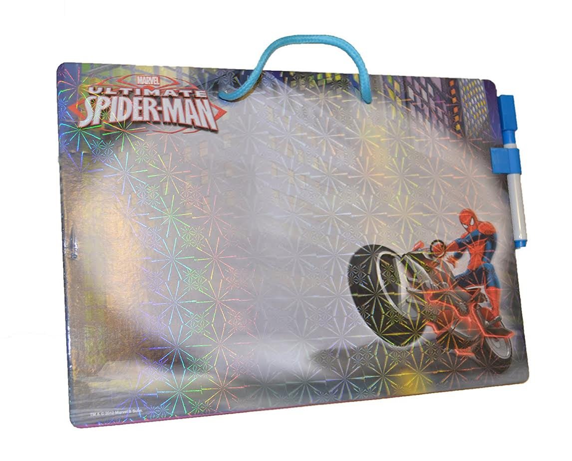 Marvel Spiderman Dry Erase Message Board, Black