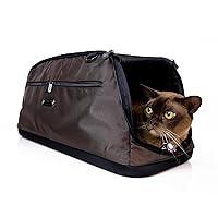 Sleepypod Air - Airline Approved Pet Carrier and Crash-Tested Car Seat for Cats and Dogs up to 18 lbs (Dark Chocolate)