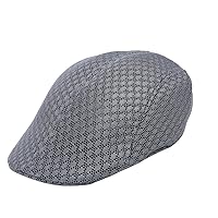 ZHINIAN Breathable Flat Cap for Men Newsboy Gatsby Soft Beret Hat Vintage Driving Gatsby Hunting Hat Fisherman Hat Gift for Boyfriend