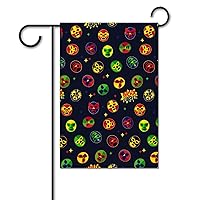 Mexican Lucha Libre Wrestling Cute Welcome Spring Garden Flag 12x18 Inch Yard Outdoor Flags Double Sided Outdoor