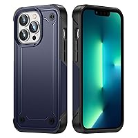 zhouye Case for iPhone 14/14 Plus/14 Pro/14 Pro Max, Thin Slim Fit Frosted Phone Cover, Thick Silicone Anti-Fall Shockproof Anti-Fingerprint Anti-Scratch Case,Blue,14 Pro 6.1