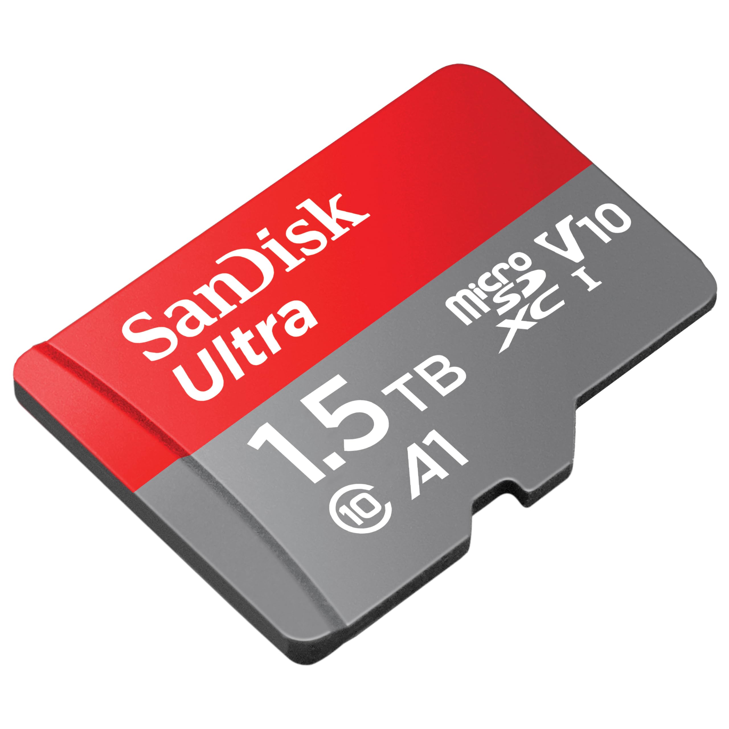 SanDisk 1.5TB Ultra microSDXC UHS-I Memory Card with Adapter - Up to 150MB/s, C10, U1, Full HD, A1, MicroSD Card - SDSQUAC-1T50-GN6MA