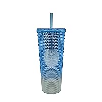 Starbucks 2023 Holiday Chapter3 Edition Blue Silver Gradient Studded Tumbler 24oz Venti Size