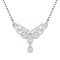 Certified 18K Gold Flying Bird Style Pendant in Round Natural Diamond (0.96 ct) with White/Yellow/Rose Gold Chain Bird Lover Necklace for Women
