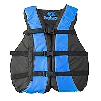 Hardcore Life Jacket Paddle Vest; Coast Guard Approved Type III PFD Life Vest Flotation Device; Jet ski, Wakeboard, Hardshell Kayak Life Jacket; Ideal Extra Life Jacket for Your Pontoon Boat