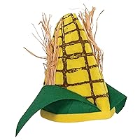 Plush Corn Cob Hat