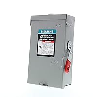 Siemens GNF322RA 60-Amp, 3-Pole, 240V General Duty Compact Series Safety Switch, Non-Fusible, Outdoor