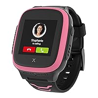 XPLORA X5 Play - Watch Phone for Children (4G) - Calls, Messages, Kids School Mode, SOS Function, GPS Location, Camera and Pedometer - (Subscription Required) (Pink)