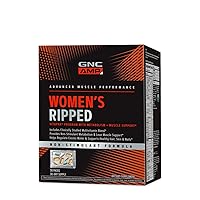 GNC AMP Women's Ripped Vitapak | Developed for Metabolism & Muscle Support | Non-Stimulant | 30 Count