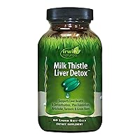 Irwin Naturals Milk Thistle with Dandelion, Artichoke, Turmeric & Green Beet Root - 60 Liquid Softgels
