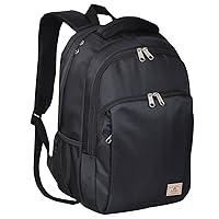Everest City Travel Backpack, Black, One Size