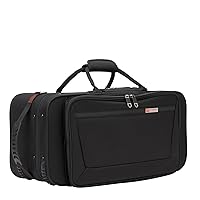 Trumpet Rectangular PRO PAC Case with Mute Storage Compartment, Model PB301 Black