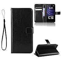 Compatible with Honor 90 5G Case Cover,PU Leather Card Holder Flip Kickstand Compatible with Honor 90 5G Magnetic Closure Protection Phone Wallet Case Cover Black