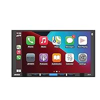 JENSEN J1CA7 7-inch Certified Apple CarPlay Android Auto | Double DIN Touchscreen Car Stereo Radio | Bluetooth Hands Free Calling & Music Streaming | Backup Camera Input | USB Playback & Charging