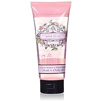 AAA Floral - Rose Petal, Luxury Bath & Shower Gel, Enriched with Shea Butter - 200 ml, 6.8 Fl Oz