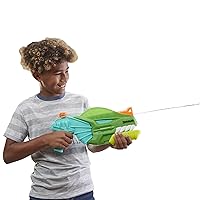 NERF Super Soaker DinoSquad Water Blaster, Pump-Action for Outdoor Summer Games, for Kids, Teens & Adults