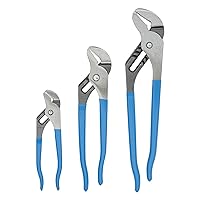Channellock 3pc Straight Jaw Groove Joint Pliers Set - 12