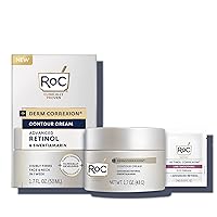RoC Derm Correxion Neck Cream with Hyaluronic Acid and Advanced Retinol to visibly Tighten & Lift Horizontal Neck Lines, Facial Moisturiser to Contour Face, Neck and Jawline, 1.7 Ounces
