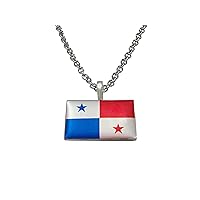 Panama Flag Pendant Necklace