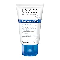 URIAGE Bariederm Insulating Repairing Hand Cream 1.7 fl.oz. | Soothes, Softens And Nourishes Very Dry Hands Exposed to Daily Aggressions and Chemical Products | Quickly Absorbed, Water-Resistant