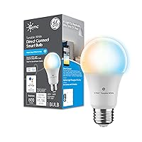 Lighting CYNC Smart LED Light Bulb, Tunable White, Bluetooth and W-Fi Lights, Works with Alexa and Google Home, A19 Light Bulb (1 Pack)