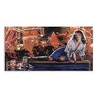 Big Trouble in Little China Movie Poster (2) Canvas Wall Art Prints for Wall Decor Room Decor Bedroom Decor Gifts 12x24inch(30x60cm) Unframe-style