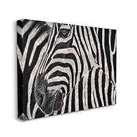 Stupell Industries Glitter Zebra Glam Fashion Animal Design, Designed by Ziwei Li Wall Art, 24 x 30, Canvas
