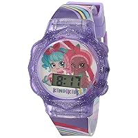 Accutime Kindi Kids' Digital LCD Watch with Light Up Dial, (Model: KDK4005AZ)