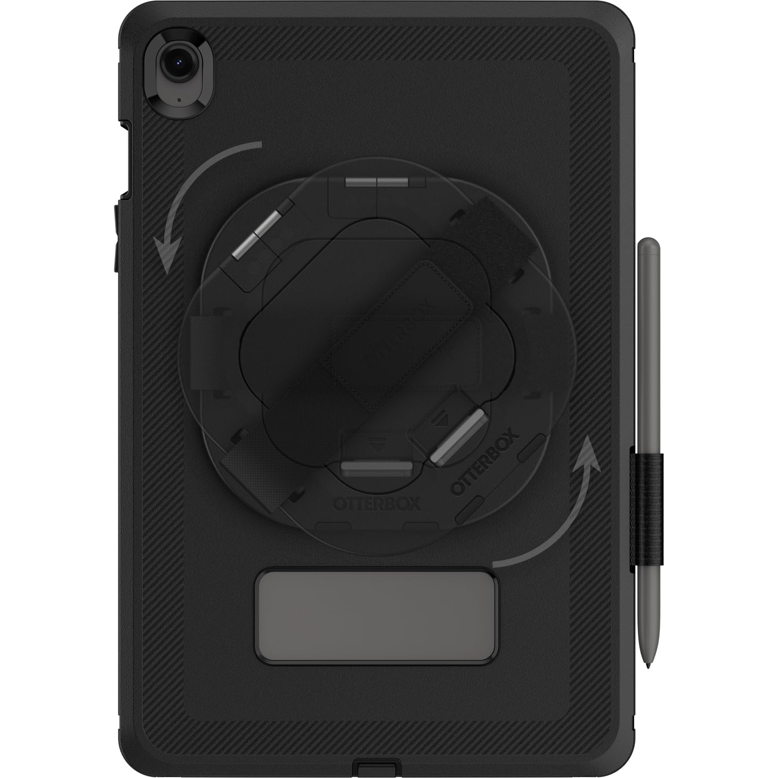OtterBox Defender for Business W/Kickstand/HANDSTRAP for TAB S9 FE (ONLY) - Black (Non-Retail Packaging)