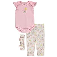 Baby Girls' 3-Piece Leggings Set Outfit