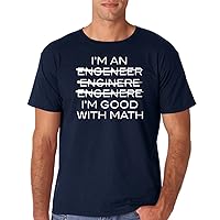 AW Fashions I'm an Engineer I'm Good at Math Funny Premium Men's T-Shirt