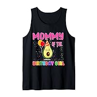 Mommy Of The Birthday Girl Avocados Vegan Food Party Theme Tank Top