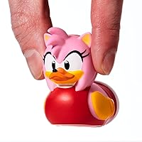 TUBBZ Mini Amy Rose Collectible Vinyl Rubber Duck Figure - Official Sonic The Hedgehog Merchandise - Kids TV, Movies & Video Games