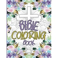 Bible coloring book for adults: 50 relaxing images to color - religious gift Bible coloring book for adults: 50 relaxing images to color - religious gift Paperback