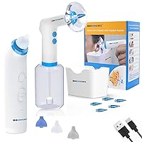 BOCOOLIFE Electric Ear Cleaning Kit Ear Irrigation Flushing System and Ear Dryer Water Removal Ear Dryer Warm Air Dryer Bundle
