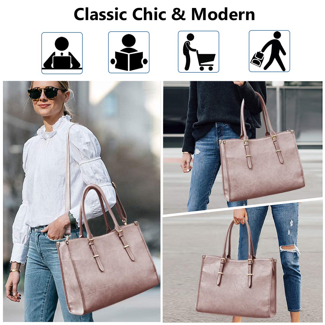 The Clownfish Montana Series Handbag for Women Office Bag Ladies Purse  Shoulder Bag Tote for Women College Girls (Brown-Floral)