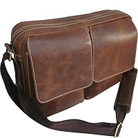 Dual Flap Leather Brief (#2830-02)