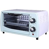 11 Liter Mini Oven, Mini Oven And Pizza Grill, Blue/black, Countertop Oven, Toaster With Time Reminder, Can Bake Bread And Pizza