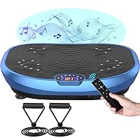 Vibration Plate Exercise Machine Whole Body Workout Power Vibrate Fitness Platform Vibrating Machine Exercise Board for Weight Loss Shaping Toning Wellness Home Gyms Workout