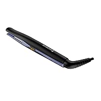 Remington CI41T1 Professional 2 In 1 Plate Guided Hair Curler & Touch Up Straightener, 1 Inch, Black/Purple