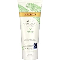 Sensitive Solutions Gentle Cream Cleanser with Aloe, 98.9% Natural Origin, 6 Fluid Ounces