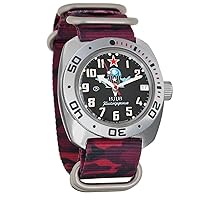 Vostok Amphibian Automatic Mens Self-Winding Diver Amphibia 710 Case Wrist Watch 710288