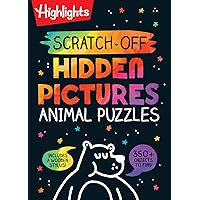Scratch-Off Hidden Pictures Animal Puzzles (Highlights Scratch-Off Activity Books)