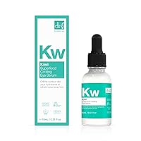 Refreshing Eye Cooling Serum with Vitamin C, Kiwi Fruit Oil to reduce Wrinkles, skin imperfections. Hydrating, Brightening and promotes Youthful Skin 15 ml / 0.5 Fl oz