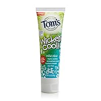 Tom's of Maine Natural Wicked Cool! Fluoride Toothpaste, Mild Mint, 4.2 Ounce
